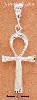 Sterling Silver LARGE DIAMOND CUT ANKH CHARM