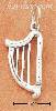 Sterling Silver HARP CHARM