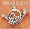 Sterling Silver FRENCH HORN CHARM Sterling Silver FRENCH HORN CHARM