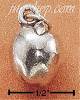 Sterling Silver APPLE W/ LEAF CHARM