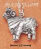 Sterling Silver ANTIQUED RAM CHARM