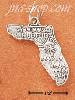 Sterling Silver FLORIDA STATE CHARM Sterling Silver FLORIDA STATE CHARM