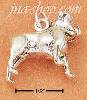 Sterling Silver 3D BULLDOG CHARM Sterling Silver 3D BULLDOG CHARM