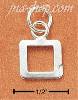 Sterling Silver FINE LINED "0" CHARM Sterling Silver FINE LINED "0" CHARM