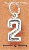 Sterling Silver JERSEY #2 CHARM