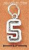 Sterling Silver JERSEY #5 CHARM