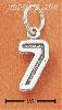 Sterling Silver JERSEY #7 CHARM