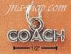 Sterling Silver "COACH" CHARM