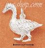 Sterling Silver DIAMOND CUT DUCK CHARM