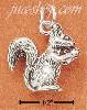 Sterling Silver SQUIRREL W/ NUT CHARM Sterling Silver SQUIRREL W/ NUT CHARM