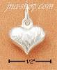 Sterling Silver TINIEST ETCHED HEART CHARM Sterling Silver TINIEST ETCHED HEART CHARM
