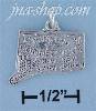 Sterling Silver CONNECTICUT STATE CHARM Sterling Silver CONNECTICUT STATE CHARM