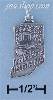 Sterling Silver INDIANA STATE CHARM Sterling Silver INDIANA STATE CHARM