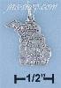 Sterling Silver MICHIGAN STATE CHARM Sterling Silver MICHIGAN STATE CHARM