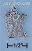 Sterling Silver MINNESOTA STATE CHARM Sterling Silver MINNESOTA STATE CHARM