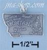 Sterling Silver MONTANA STATE CHARM Sterling Silver MONTANA STATE CHARM