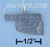 Sterling Silver OKLAHOMA STATE CHARM Sterling Silver OKLAHOMA STATE CHARM