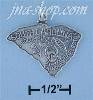 Sterling Silver SOUTH CAROLINA STATE CHARM Sterling Silver SOUTH CAROLINA STATE CHARM