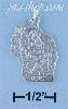 Sterling Silver WISCONSIN STATE CHARM Sterling Silver WISCONSIN STATE CHARM