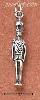 Sterling Silver ANTIQUED NUTCRACKER CHARM