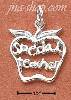 Sterling Silver "SPECIAL TEACHER" APPLE CHARM Sterling Silver "SPECIAL TEACHER" APPLE CHARM