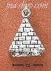 Sterling Silver ANTIQUED 3-D PYRAMID CHARM