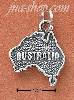 Sterling Silver "AUSTRALIA" MAP CHARM