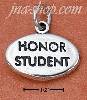 Sterling Silver "HONOR STUDENT" OVAL CHARM