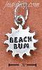 Sterling Silver SUN WITH "BEACH BUM" CHARM