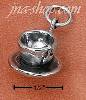 Sterling Silver CUP AND SAUCER CHARM