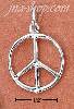 Sterling Silver PEACE SIGN CHARM Sterling Silver PEACE SIGN CHARM