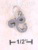 Sterling Silver "C" SCROLLED CHARM Sterling Silver "C" SCROLLED CHARM