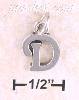 Sterling Silver "D" SCROLLED CHARM Sterling Silver "D" SCROLLED CHARM