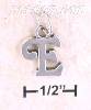 Sterling Silver "E" SCROLLED CHARM Sterling Silver "E" SCROLLED CHARM