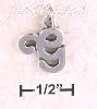 Sterling Silver "G" SCROLLED CHARM Sterling Silver "G" SCROLLED CHARM