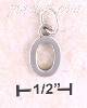 Sterling Silver "O" SCROLLED CHARM Sterling Silver "O" SCROLLED CHARM