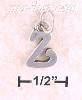 Sterling Silver "Z" SCROLLED CHARM Sterling Silver "Z" SCROLLED CHARM