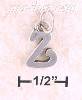 Sterling Silver "Z" SCROLLED CHARM