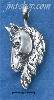 Sterling Silver LARGE ANTIQUED HORSE HEAD PENDANT Sterling Silver LARGE ANTIQUED HORSE HEAD PENDANT