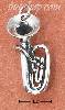 Sterling Silver TUBA CHARM Sterling Silver TUBA CHARM