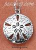 Sterling Silver DETAILED SAND DOLLAR CHARM Sterling Silver DETAILED SAND DOLLAR CHARM