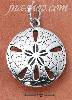 Sterling Silver DETAILED SAND DOLLAR CHARM