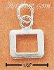 Sterling Silver FINE LINED "O" CHARM