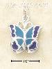 Sterling Silver ENAMELED BUTTERFLY CHARM ( 2 SIDED ) Sterling Silver ENAMELED BUTTERFLY CHARM ( 2 SIDED )
