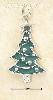 Sterling Silver ENAMELED CHRISTMAS TREE CHARM