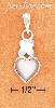 Sterling Silver 8MM PINK MOTHER OF PEARL HEART & KISS PENDANT