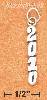 Sterling Silver ANTIQUED VERTICAL "2010" CHARM Sterling Silver ANTIQUED VERTICAL "2010" CHARM