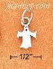 Sterling Silver HIGH POLISH FLAT GHOST CHARM Sterling Silver HIGH POLISH FLAT GHOST CHARM
