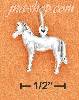 Sterling Silver ANTIQUED STANDING PONY CHARM Sterling Silver ANTIQUED STANDING PONY CHARM