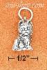 Sterling Silver 3D ANTIQUED SITTING KITTEN CHARM Sterling Silver 3D ANTIQUED SITTING KITTEN CHARM